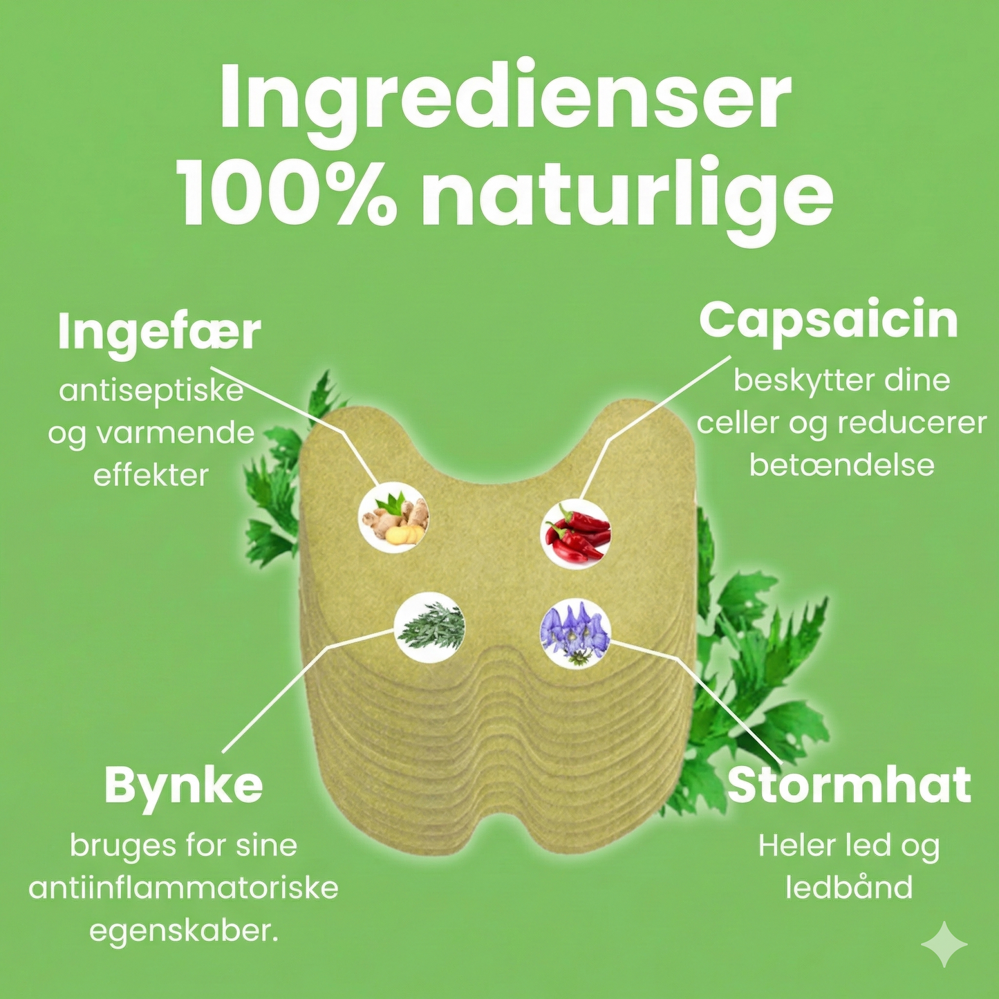 Vinya EcoPatch Avanceret Naturlig Lindring